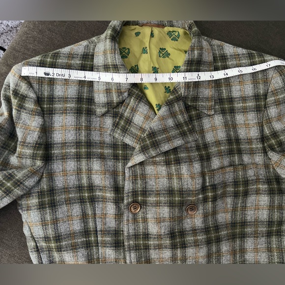 VINCENT SORRENTINO ORIGINAL WOOL BLAZER WITH SHOULDER PADS Men’s EUC 80s vintage - Picture 10 of 12